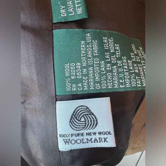 Ralph Lauren Blazer Brown Tan Houndstooth Equestrian Style LRL 💯 wool - Picture 4 of 7